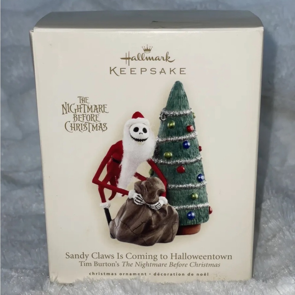 Hallmark Sandy Claws Going To Halloweentown Nightmare Before Christmas 2007 KE